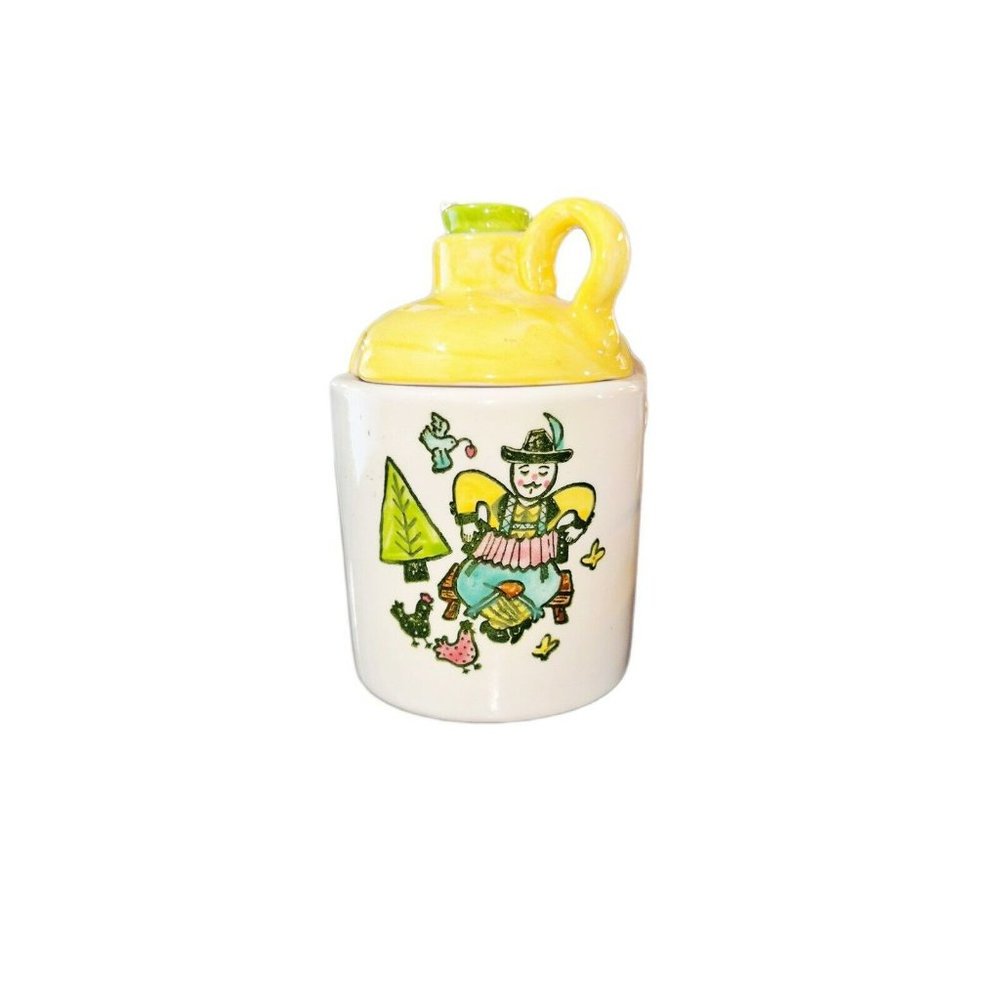 Vintage Metlox Poppytrail "Happy Time" Marmalade Jar / Jug 5" Made in California